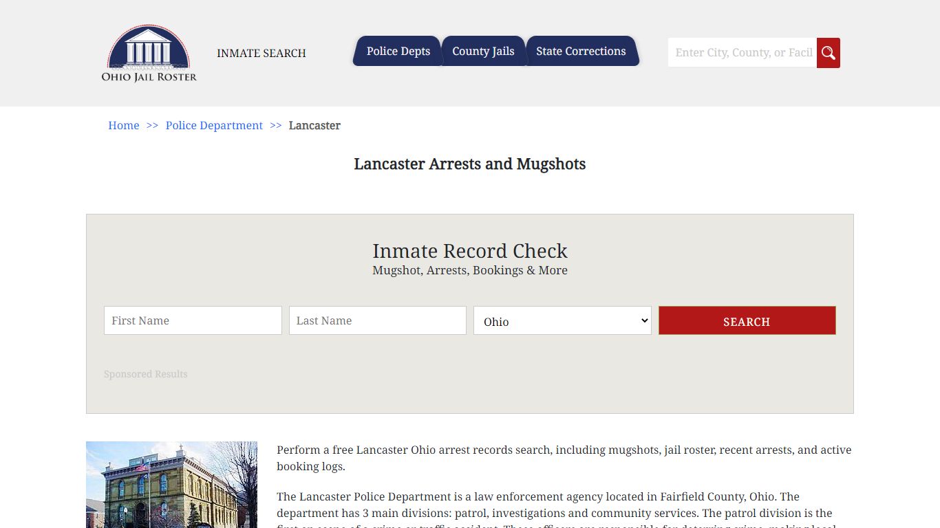 Lancaster Arrests and Mugshots | Jail Roster Search
